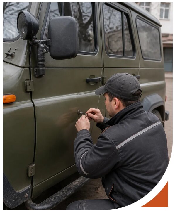 Профессиональное вскрытие автомобиля УАЗ без повреждений в Богородицке
