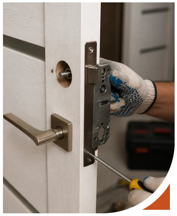 Профессиональная установка замка межкомнатной двери в Богородицке