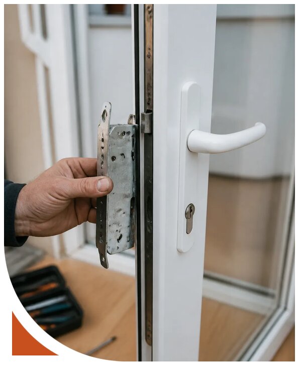 Ремонт замка пластиковой двери в Богородицке от 2672 р. | Разлок-Бгд